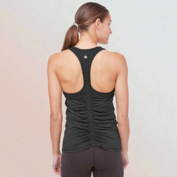 Lululemon grey Deep Stretch Racerback tank top size 8 - Picture 1 of 6
